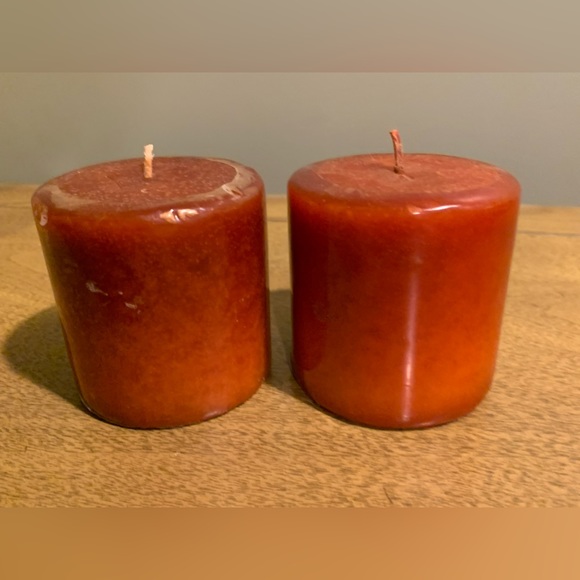 3 x 3 Round Pillar Candle Set,New, In Original Plastic, Used Only For Decoration - Picture 2 of 11